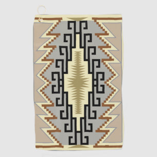 Navajo Design-2 Golf-Handtuch Golfhandtuch