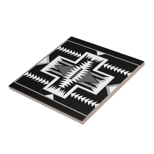 Navajo Design - 3 Keramiken Tile Fliese (Seite)