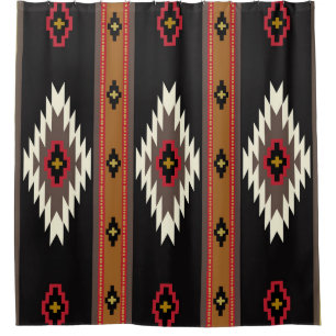 Navajo Design 7 Bandana Duschvorhang