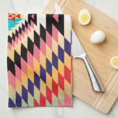 Navajo Design-7 Küchentücher (Viertel Falte)