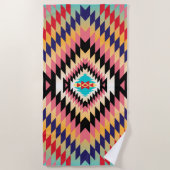 Navajo Design-7 Strandtuch (Vorderseite)