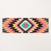 Navajo Design 7 Yoga Mat Yogamatte (Rückseite (Horizontal))