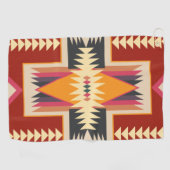 Navajo Design-8 Golf-Handtuch Golfhandtuch (Horizontal)