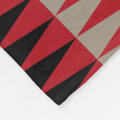 Navajo Design Muster-1 Fleece Blanket (Ecke)