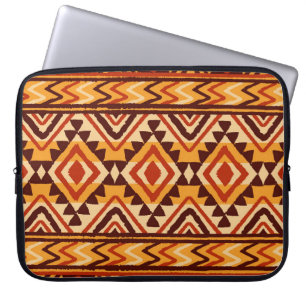 Navajo Ethnic Ornament: Vintag nahtlos Laptopschutzhülle