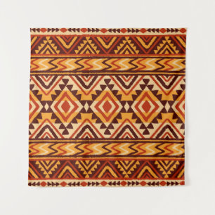 Navajo Ethnic Ornament: Vintag nahtlos Wandteppich