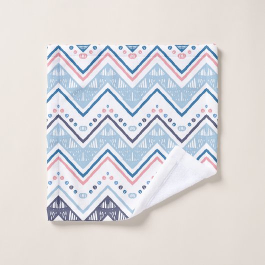 Navajo Ethnic Tribal Muster Badetuch Set (Waschlappen)