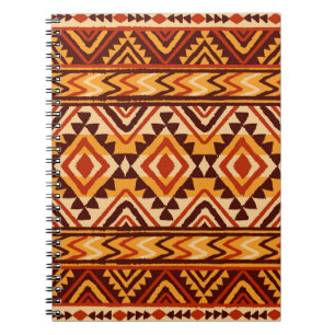 Navajo-Ethnisch-Ornament: Nahtlos Vintage Notizblock