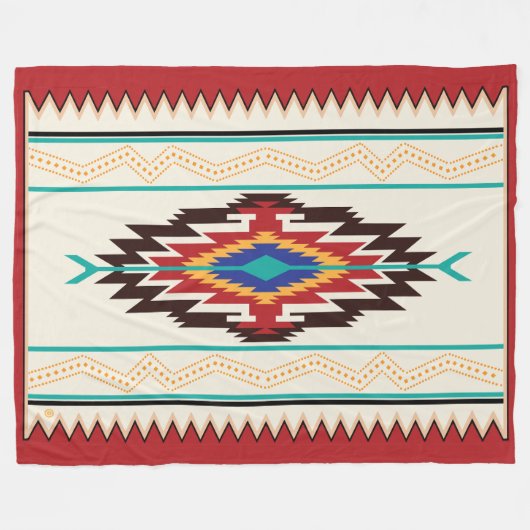 Navajo Fleece Blanket (Vorderseite (Horizontal))