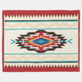 Navajo-Fleece-Decke Fleecedecke (Vorderseite (Horizontal))