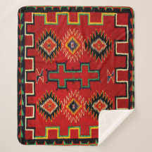 NAVAJO INDIAN 1890 STUNDE SADDLE BLANKET
