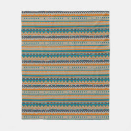 Navajo Indian Design Blanket Fleecedecke