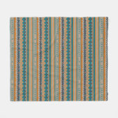 Navajo Indian Design Blanket Fleecedecke (Vorderseite (Horizontal))