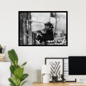 Navajo Indian Weaver 1912 Poster (Heimbüro)