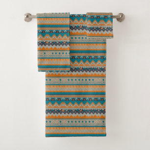 Navajo Indian Western Style Design Badetücher Badhandtuch Set