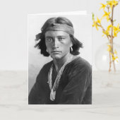 Navajo-Junge Karte (Gelbe Blume)