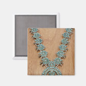 Navajo-Kette Magnet (Vorderseite/Rückseite)