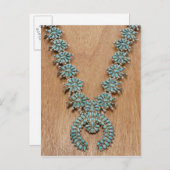 Navajo-Kette Postkarte (Vorne/Hinten)