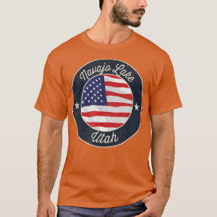 Navajo Lake - Patriotic Utah Souvenir T - Shirt