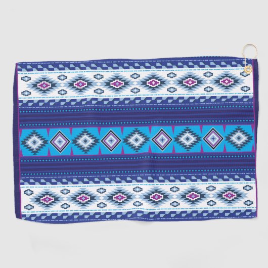 Navajo Muster Design-11 Golfhandtuch (Horizontal)