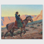 Navajo Mutter, 1945 von Maynard Dixon Geschenkpapier (Flach)