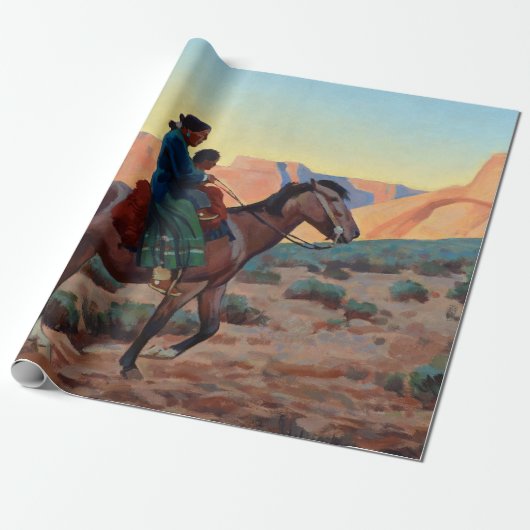Navajo Mutter, 1945 von Maynard Dixon Geschenkpapier (Ungerollt)