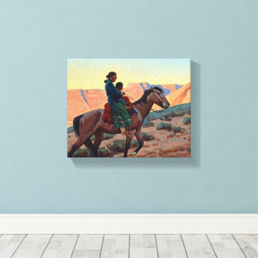 Navajo Mutter, 1945 von Maynard Dixon Leinwanddruck (Insitu (Holzboden))