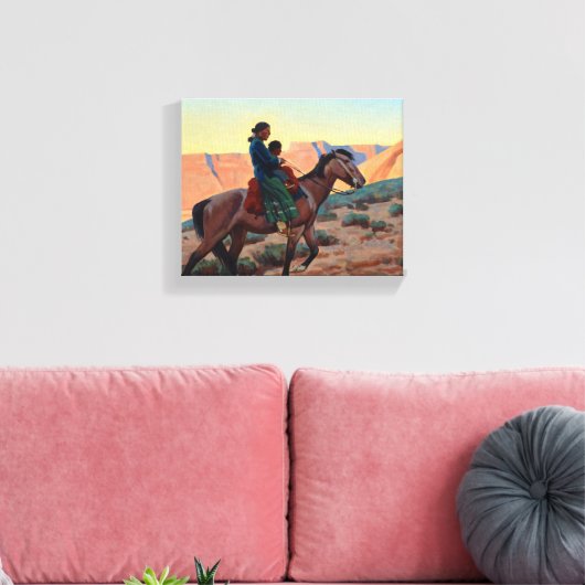 Navajo Mutter, 1945 von Maynard Dixon Leinwanddruck (Insitu (Wohnzimmer))