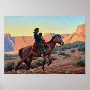 Navajo Mutter, 1945 von Maynard Dixon Poster
