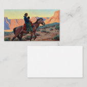 Navajo Mutter, 1945 von Maynard Dixon Visitenkarte (Vorne/Hinten)