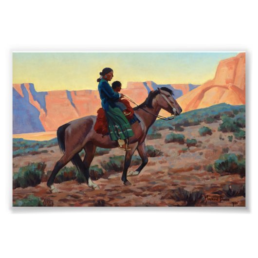 Navajo Mutter von Maynard Dixon Fotodruck (Vorne)
