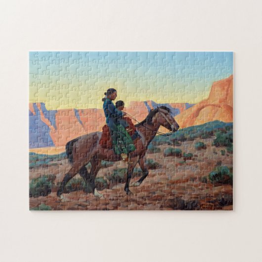 Navajo Mutter von Maynard Dixon Puzzle (Horizontal)