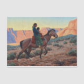 Navajo Mutter von Maynard Dixon Seidenpapier (Vorderseite)