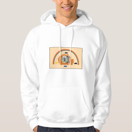 Navajo-Nations-Flagge Hoodie (Vorderseite)
