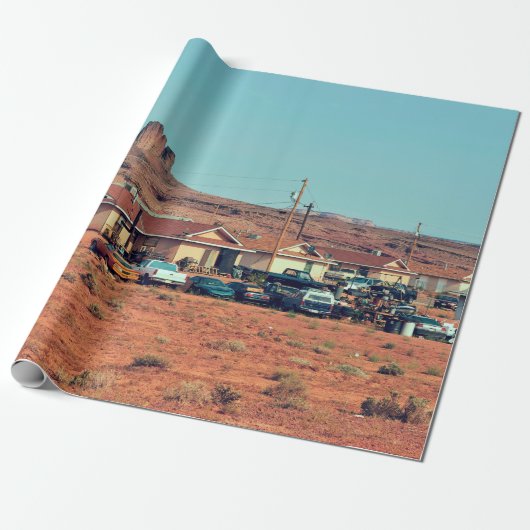 Navajo Native American life on reservation in Ar Geschenkpapier (Ungerollt)