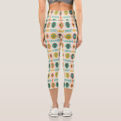 Navajo Native American Pattern Capri Leggings (Rückseite)