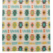Navajo Native American Pattern Duschvorhang (Vorderseite)