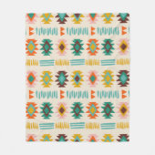 Navajo Native American Pattern Fleecedecke (Vorderseite)