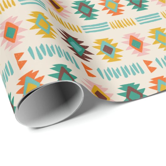 Navajo Native American Pattern Geschenkpapier (Rolleneckpunkt)
