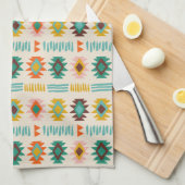 Navajo Native American Pattern Geschirrtuch (Viertel Falte)