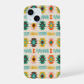 Navajo Native American Pattern iPhone 15 Hülle (Rückseite)