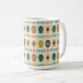 Navajo Native American Pattern Kaffeetasse (VorderseiteRechts)