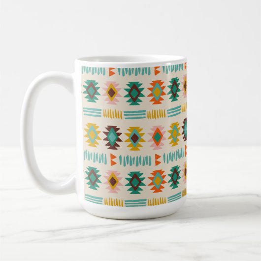 Navajo Native American Pattern Kaffeetasse (Links)