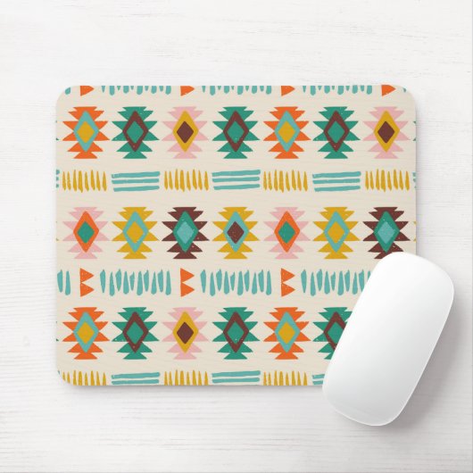 Navajo Native American Pattern Mousepad (Mit Mouse)