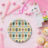 Navajo Native American Pattern Pappteller (Party)