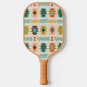 Navajo Native American Pattern Pickleball Schläger (Vorderseite)
