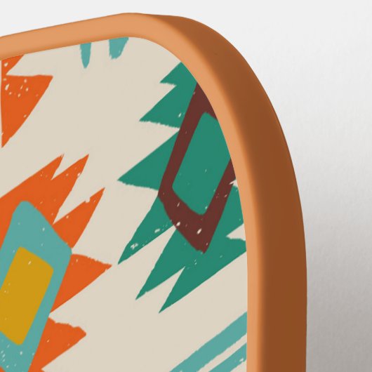 Navajo Native American Pattern Pickleball Schläger (Linke Seite)