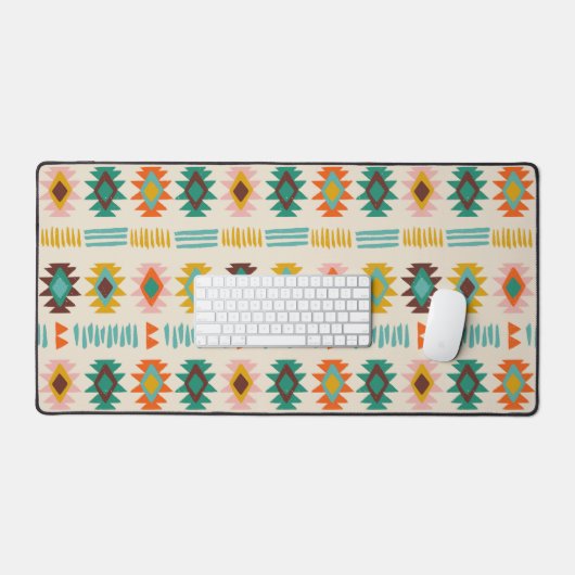 Navajo Native American Pattern Schreibtischunterlage (Tastatur & Maus)