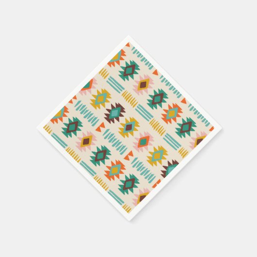 Navajo Native American Pattern Serviette (Ecke)