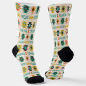 Navajo Native American Pattern Socken (Gewinkelt)
